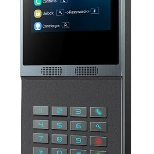 Fanvil i66 vaizdo telefonspynės sistema 2 MP 10,2 cm (4") Juoda, Pilka - Image 2