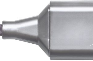 Teksto žymeklis Faber-Castell, 1-5mm, kirstu galiuku, sidabrinės metallic spalvos - Image 3