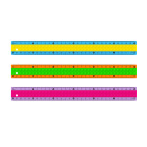 Liniuotė Keyroad, 30 cm, LEGO dizainas - Image 2