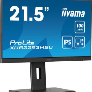 iiyama ProLite XUB2293HSU-B7 kompiuterio monitorius 54,6 cm (21.5") 1920 x 1080 pikseliai „Full HD“ LED Juoda