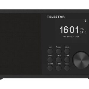 Telestar TOP 200 Nešiojama Analoginis ir skaitmeninis Juoda - Image 3