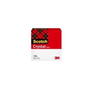 Lipni juosta 3M Scotch Crystal 600, 19mmx33m