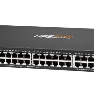 HPE Aruba Networking CX 6100 48G Class4 PoE 4SFP+ 370W Switch Valdomas L3 Gigabit Ethernet (10/100/1000) Maitinimas per Eternetą (PoE) 1U Juoda - Image 2