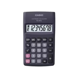 CASIO HL-815L-BK BOX kišeninis skaičiuotuvas, 8 skaitmenų, 69,5x118 mm, juodas