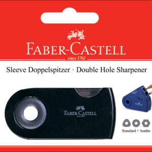 Drožtukas Faber-Castell Sleeve, 2 skylių - Image 3