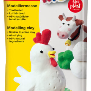 Modelinas EberhardFaber, Kids, 1kg, baltos spalvos