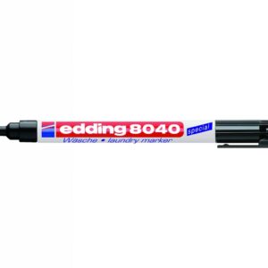 Tekstilės žymeklis Edding 8040, 1mm, juodos spalvos