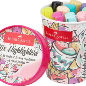 Teksto žymekliai Faber-Castell Ice Cream Pastel 10 vnt./pak.