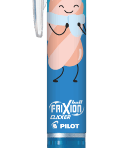 Gelinis rašiklis Pilot Frixion Clicker Fancy šviesiai mėlynas, 0.7 mm, ištrinamas, mėlynas rašalas