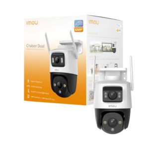Imou Cruiser Dual 6MP Bokštelis IP apsaugos kamera Lauke 2304 x 1296 pikseliai Stalas
