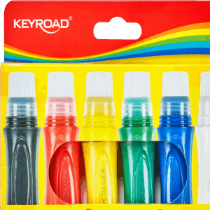 Išspaudžiami dažai Keyroad, 6- spalvos