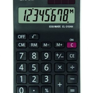 Skaičiuotuvas Sharp SH-EL310ANWH, juodai/baltos spalvos korpusas