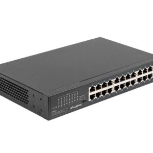 Lanberg RSGE-24 tinklo komutatorius Ne-valdomas Gigabit Ethernet (10/100/1000) 1U Juoda - Image 2