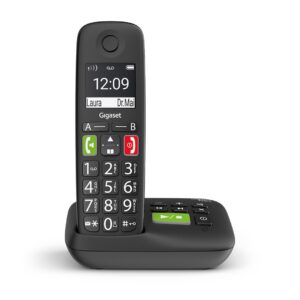 Gigaset E290A Analoginio ryšio / DECT telefonas Skambintojo ID Juoda - Image 2