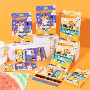 Spalvoti pieštukai DELI ColorWow tribriauniai, 24 spalvų - Image 7