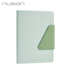 Užrašų knygelė „Nusign“ A5/120L, linijomis, PU viršeliai, žalios spalvos