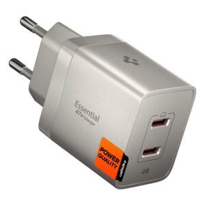 Spigen EE472EU-GAN ESSENTIAL 2 PRIEVADŲ TINKLO ĮKROVIKLIS 47W NATURAL TITANIUM