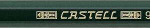 Pieštukas Faber-Castell 9000, 2B, be trintuko, padrožtas - Image 2