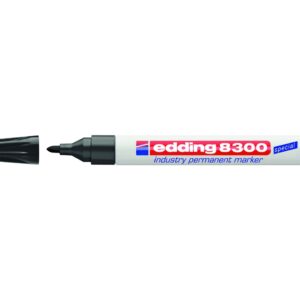 Permanentinis žymeklis Edding 8300, 1,5-3mm, apvaliu galiuku, juodos spalvos