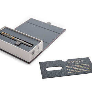 Plunksnakotis Parker Sonnet Silver Chiselled GT Fine - Image 2