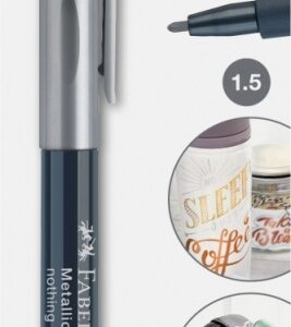 Rašiklis Faber-Castell, sidabrinės mettalic spalvos - 251