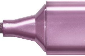 Teksto žymeklis Faber-Castell, 1-5mm, kirstu galiuku, rožinės/violetinės metallic spalvos - Image 2
