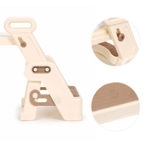Toilet training seat for children with steps, ladder and handles ECOTOYS - Image 8