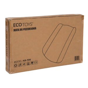 Rigid contoured changing mat topper 85x50 cm for crib and dresser dinosaurs ECOTOYS - Image 8