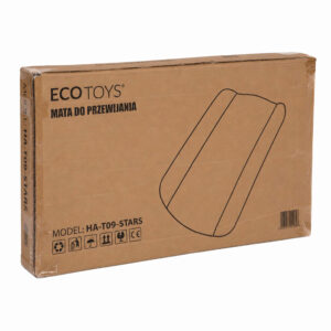 Rigid contoured changing mat topper 85x50 cm for crib and dresser stars ECOTOYS - Image 8