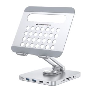 Conceptronic DONN26G multimedijos įrenginio vežimėlis / stovas Sidabras Planšetinis kompiuteris Multimedijos stovas - Image 3