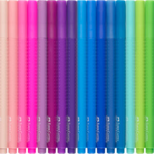 Flomasteriai Faber-Castell Grip trikampiai 30 spalvų - Image 2