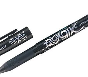 Gelinis rašiklis Pilot Frixion Ball, 0.7mm, su trintuku, juodos spalvos