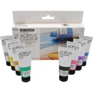 Akriliniai dažai „Art Rangers“ 8 spalvų, 22 ml metalizuotos spalvos