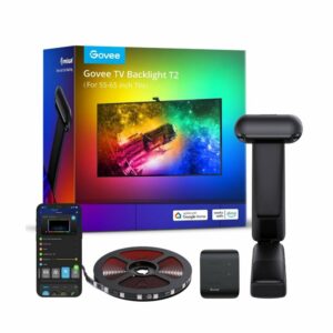 Govee Envisual TV Backlight T2 Išmanusis juostinis šviestuvas Wi-Fi/Bluetooth