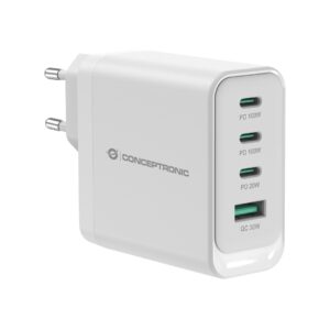 Conceptronic ALTHEA22W100 mobiliojo įrenginio kroviklis Universalus Balta AC Spartusis įkrovimas Vidaus - Image 1