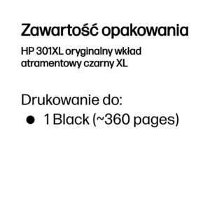 HP 301XL High Yield Black Original Ink Cartridge - Image 2