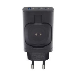 RealPower 450476 mobiliojo įrenginio kroviklis Išorinė baterija, Išmanusis laikrodis, Planšetinis kompiuteris Juoda AC Belaidis įkrovimas Spartusis įkrovimas Vidaus - Image 3