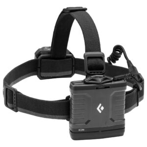 Black Diamond Icon 700 Juoda Ant galvos tvirtinamas žibintuvėlis LED - Image 2
