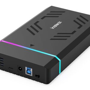 Inateck FE3003 HDD / SSD aptvaras Juoda 2.5/3.5"