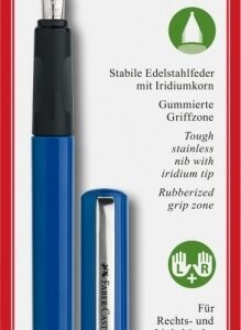 Plunksnakotis Faber-Castell School+, mėlynos spalvos korpusas, blisteryje