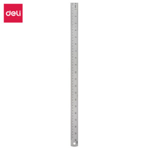 Liniuotė DELI 50cm metalinė