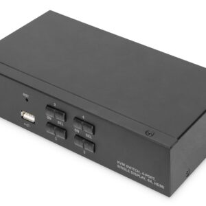 Digitus DS-12880 KVM jungiklis Juoda