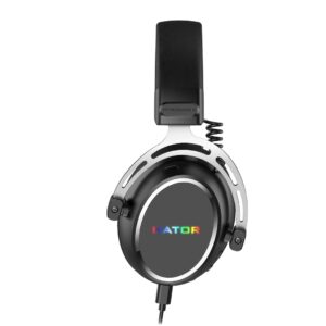 HATOR Hypergang 3 USB Laisvų rankų įranga Vielinis ir Bevielis Su lankeliu Žaidimams USB Type-C / USB Type-A Bluetooth Juoda