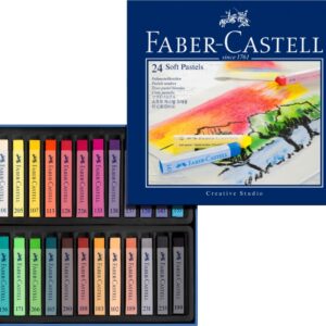 Pastelinės kreidelės Faber-Castell Goldfaber, 24 spalvos
