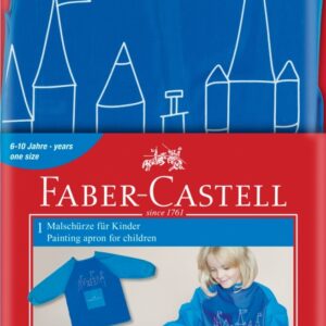 Prijuostė Faber-Castell su rankovėmis, berniukams, mėlynos spalvos - Image 2