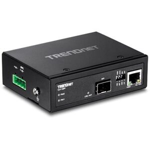 Trendnet TI-F11SFP tinklo medijos keitiklis 1000 Mbit/ai Juoda - Image 2