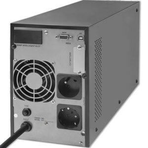 Qoltec 53981 Nepertraukiamo maitinimo šaltinis UPS internetu | Grynos sinusinės bangos | 2 kVA | 1,6 kW | LCD | USB - Image 2