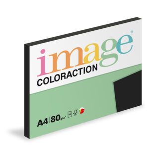 Spalvotas biuro popierius Image Coloraction, A4, 80g, Nr.99, juodos spalvos, 50 lapų
