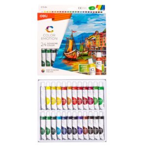 Guašas DELI, 24 spalvų, 12 ml tūbelėse - Image 4