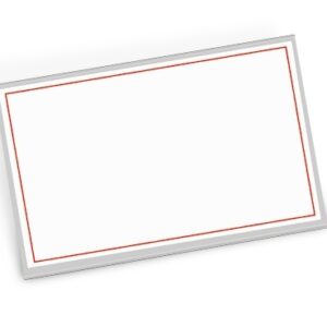 Dėklas vardinei kortelei Forpus, 54x90mm, su metaliniu segtuku ir žiogeliu, skaidrus - Image 2